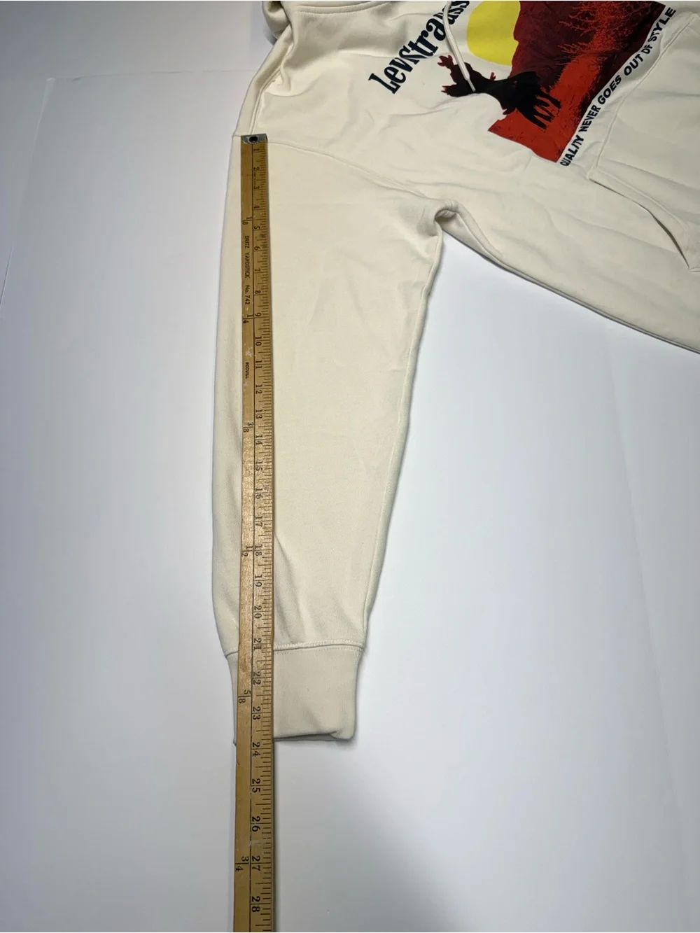 Levis Hoodie Sweatshirt Relaxed Fit Western Graphic Print Men's M Retail $59NWT